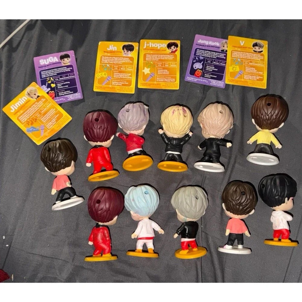 Set of 11 McDonald’s TinyTAN x BTS Happy Meal Toys